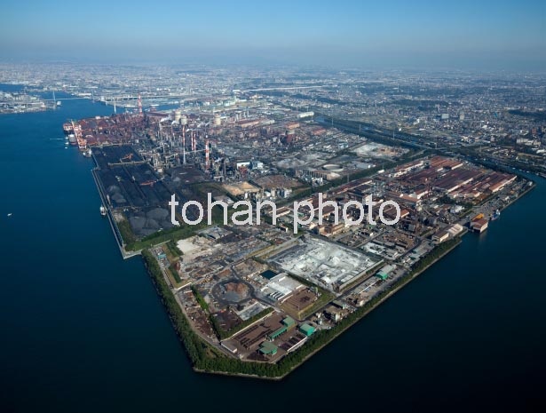 中京工業地帯(名古屋港と東海地区,新日鐵住金,大同特殊鋼,愛知製鋼)周辺(2016/6)