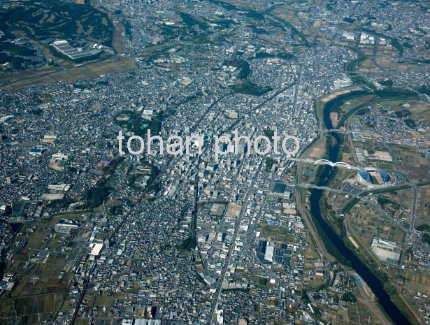 豊田市街地(豊田市駅と新豊田駅)周辺(2016/6)