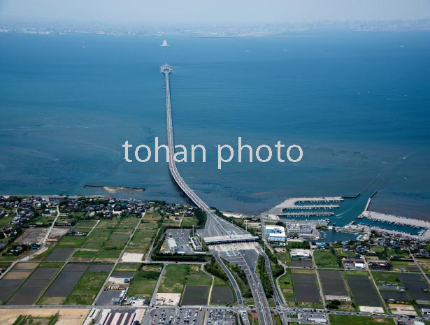 東京湾アクアライン連絡道(木更津金田ICより東京湾川崎方面)(2016/5)