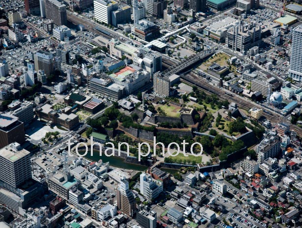 甲府城(舞鶴城)舞鶴城公園周辺(日本百名城)(2016/6)