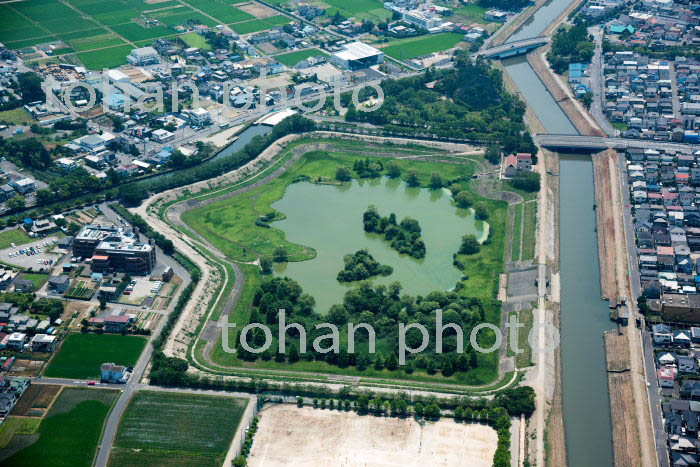 大吉調節池と親水公園周辺(2017/7)