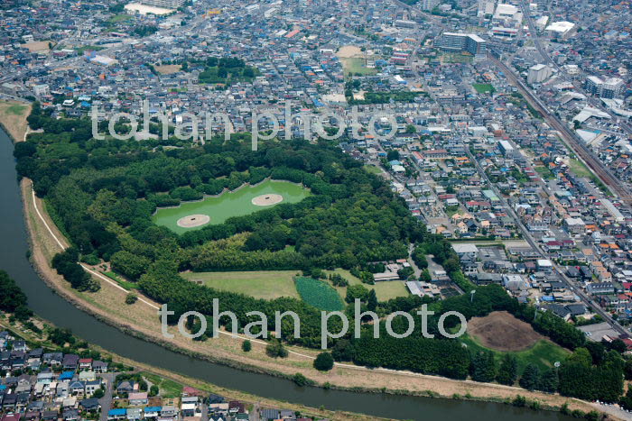 宮内庁埼玉鴨場,北越谷第五公園,大林地区と元荒川周辺(2017/7)