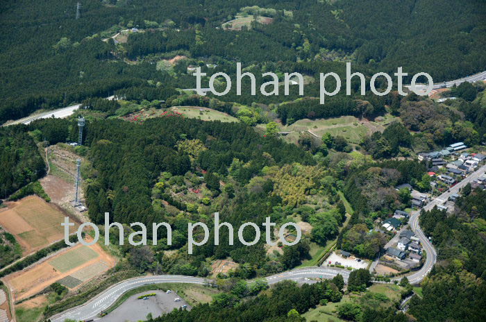 山中城跡,山中城址,山中城址公園(日本百名城)駒形諏訪神社周辺(2017/5)