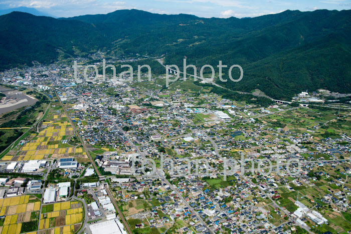 埴科郡坂城町の街並み(2018/10)