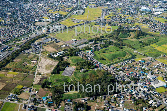 さきたま古墳公園(奥の山古墳,稲荷山古墳,鉄砲山古墳,丸墓山古墳)(2018/10)