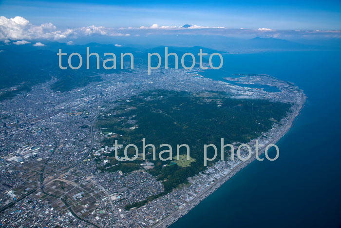 日本平と久能山周辺より清水港,富士山方面(2018/6)