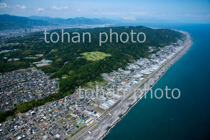 日本平と久能山海岸のビニール畑と駿河湾(2018/6)