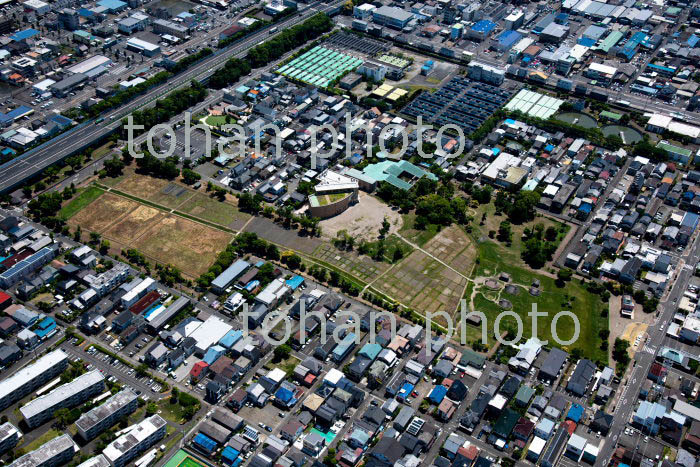 登呂遺跡(国指定特別史跡)と登呂公園,静岡市立登呂博物館(2018/6)