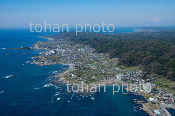 塩浦海水浴場と白浜町の海岸と房総フラワーラインと富士山(2019/4)