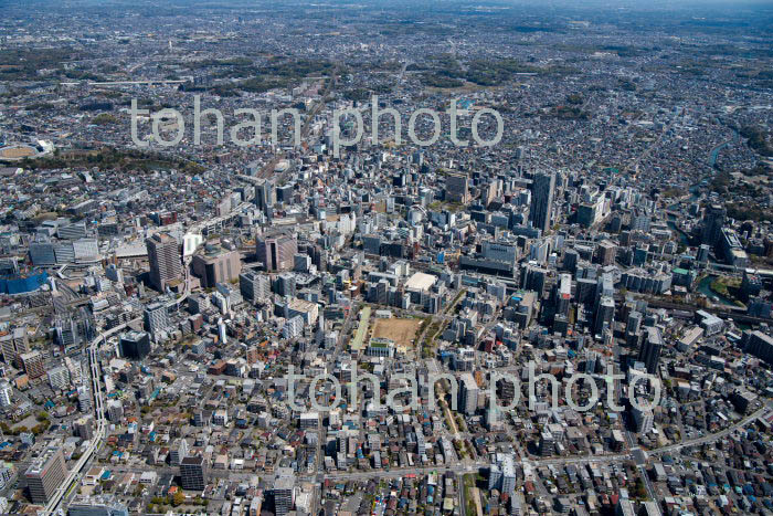 千葉市街地と千葉駅(2019/4)