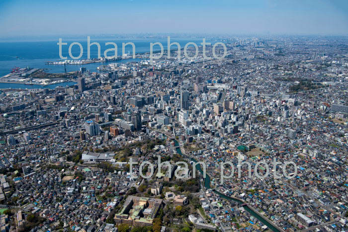 千葉市街地と千葉県庁,亥鼻公園周辺(2019/4)