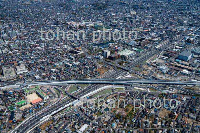 京葉JCT,京葉市川IC(京葉道路,東京外環自動車道)周辺(2019/4)