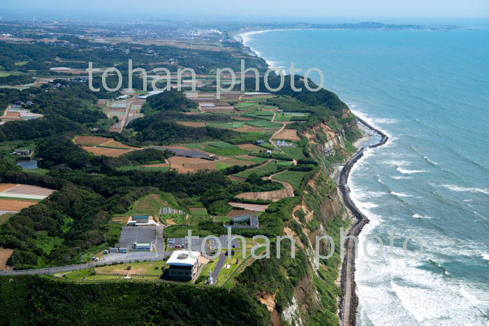 屛風ヶ浦の断崖風景(刑部岬周辺より銚子方面)(2019/8)