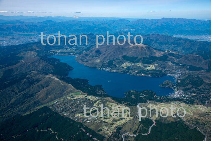 芦ノ湖と箱根山,駒ケ岳周辺(2019/4)