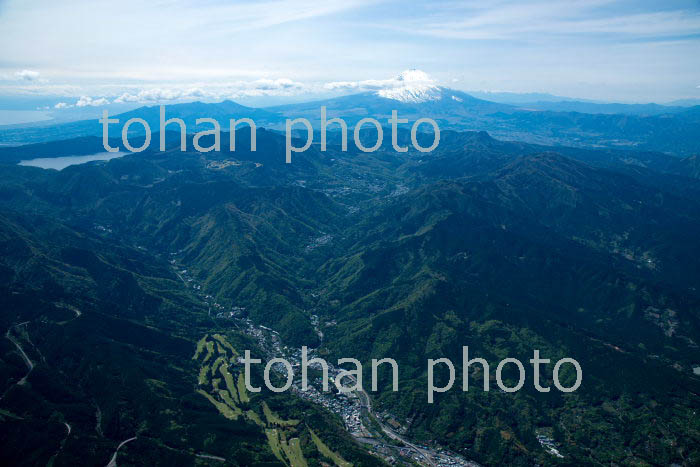 湯本,箱根山,強羅周辺より富士山(2019/4)