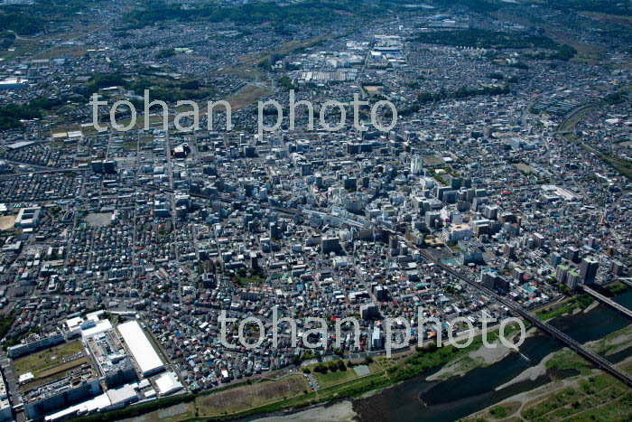 厚木市街地と本厚木駅(小田急線)周辺(2019/4)