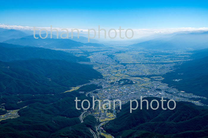 伊那盆地(辰野地区世の伊那市方面)(2019/9)