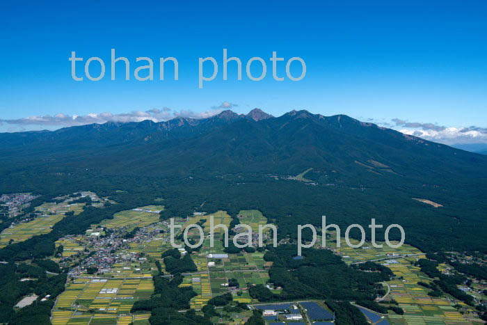 富士見町より八ヶ岳の山並み(2019/9)