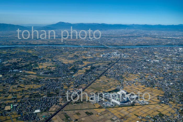 濃尾平野(一宮周辺より関ヶ原方面)(2020/11)