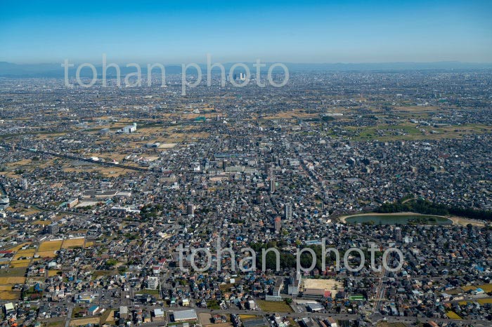 濃尾平野(津島周辺より名古屋駅方面)(2020/11)