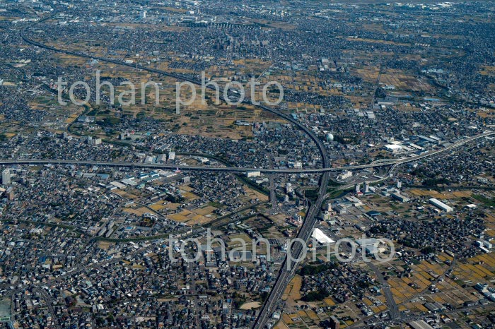 一宮IC(名神高速道路,名岐バイパス)周辺(2020/11)