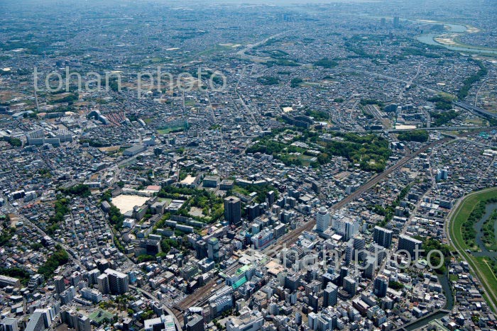 松戸駅周辺((新鎌ヶ谷駅より鎌ヶ谷駅周辺)(2020/5)