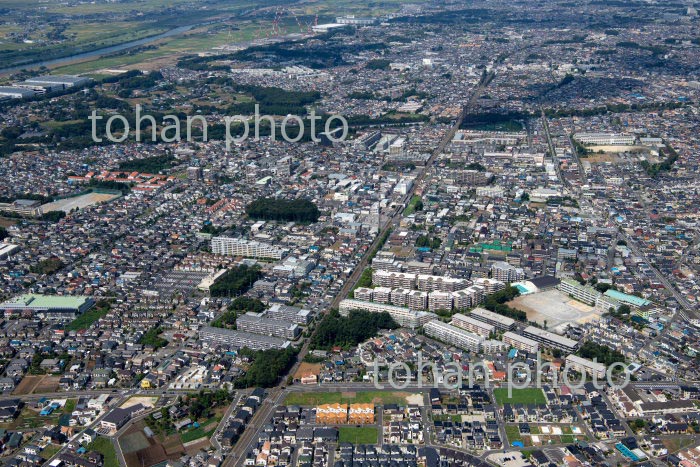 初石駅周辺の住宅地(2020/9)