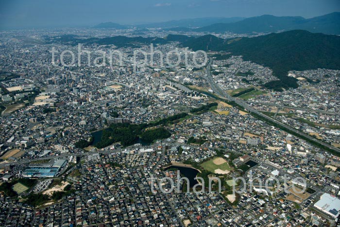 水城跡(新池より水城西門跡)(2020/10)