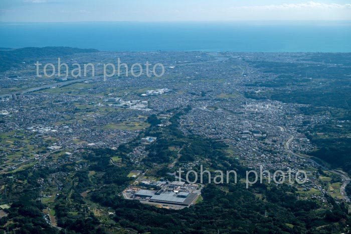 足柄平野(南足柄より小田原方面)(2020/10)