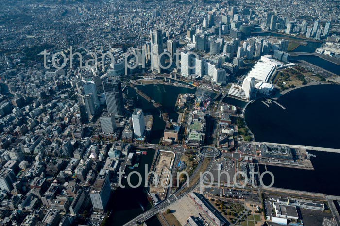 横浜新港地区周辺よりみなとみらい地区(2020/11)