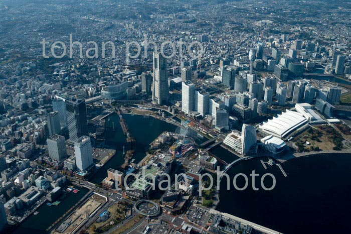 横浜新港地区周辺よりみなとみらい地区(2020/11)