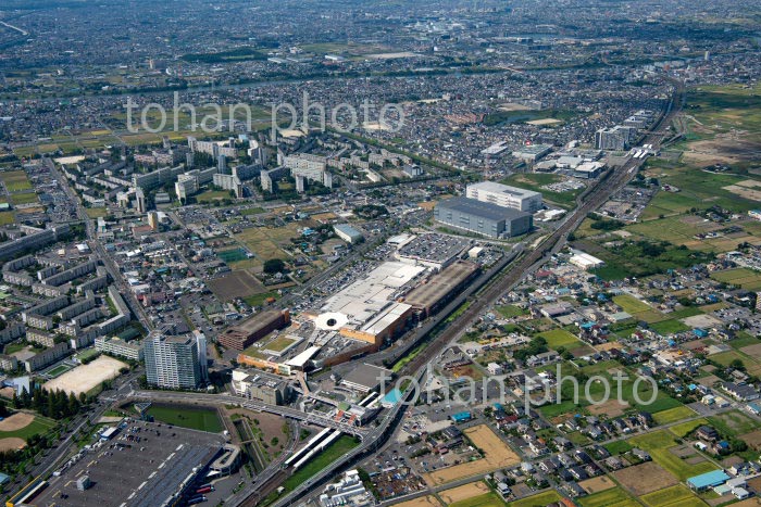 新三郷駅とららぽーと新三郷,コストコホールセール 新三郷倉庫店周辺(2020/9)