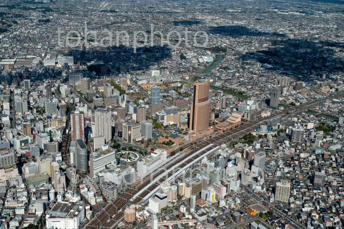 浜松駅と浜松の街並み(2020/10)