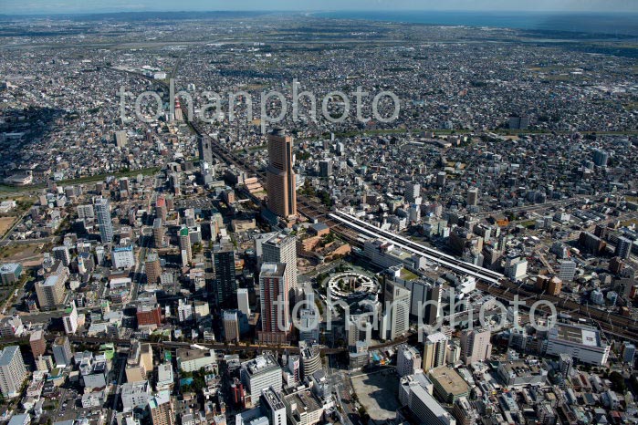 浜松駅と浜松の街並み(2020/10)