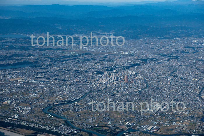 浜松市街地と浜松駅(2020/11)