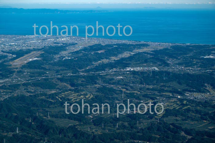 牧之原台地(菊川氏富田市周辺より牧之原台地方面)(2020/11)