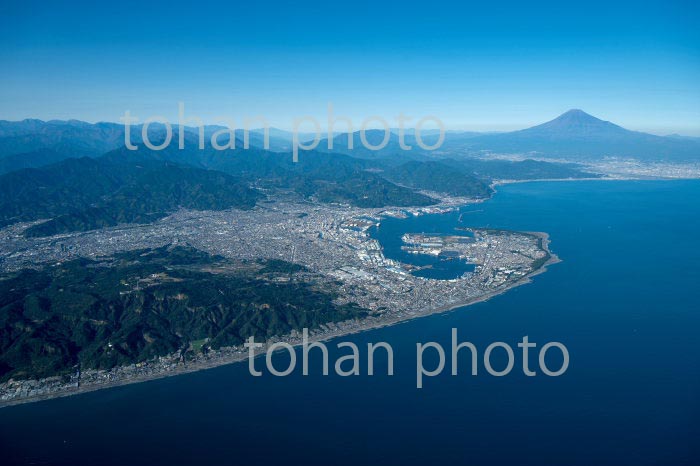 駿河湾より清水港,三保松原,富士山(2020/11)