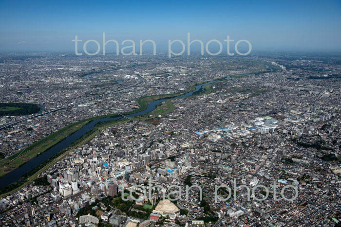 松戸市街地と松戸駅周辺(2021/10)