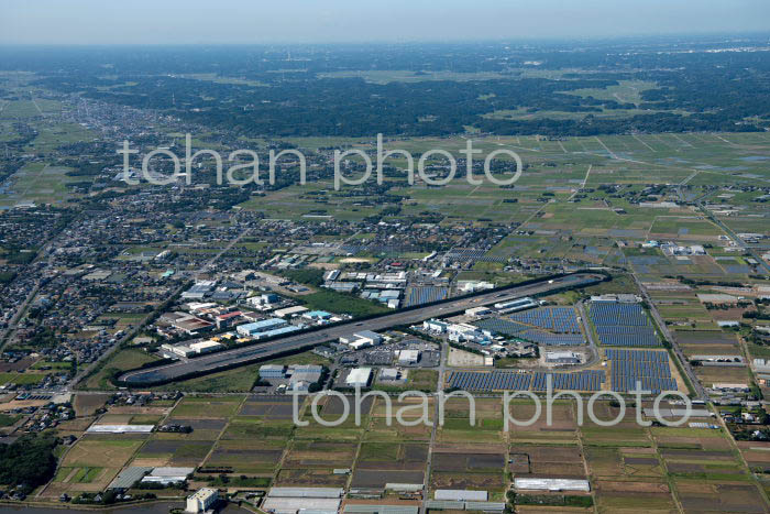 旧海軍香取航空基地跡(あさひ鎌数工業団地)周辺(2021/10)