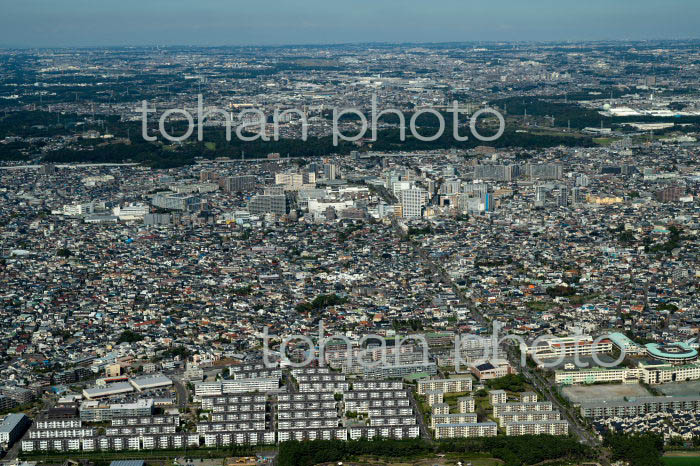 辻堂市街地と辻堂駅の街並み(2021/10)