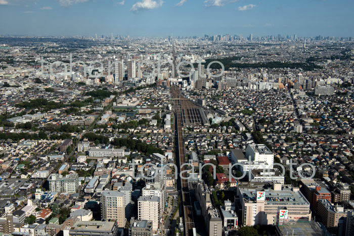 武蔵境駅,三鷹駅周辺より東京の街並み(2021/10)