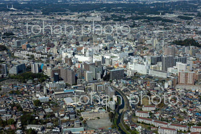 町田駅と町田市の街並み(2021/10)