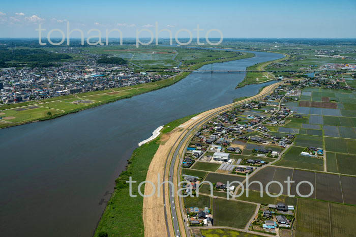 利根川(香取地区より上流の関東平野方面)(2022/05)