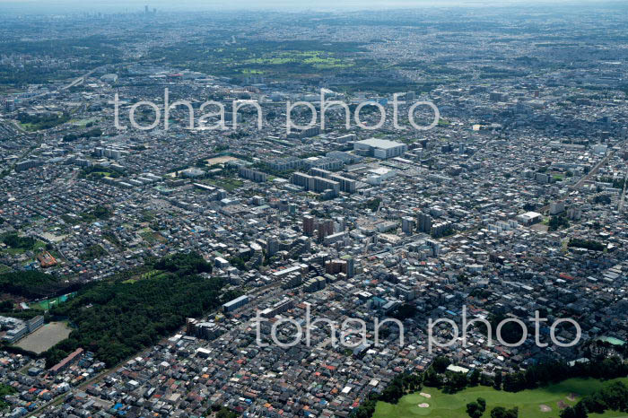 中央林間駅と大和市の町並み(2022/8)