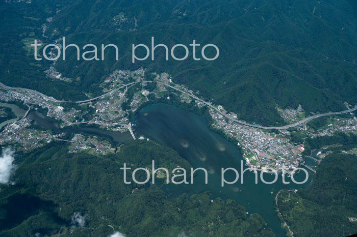 相模湖と相模川,相模湖駅周辺(2022/8)