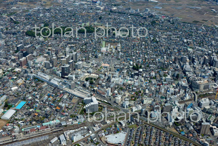 川越駅,本川越駅,川越市駅と川越市中心地の街並み(2022/05)