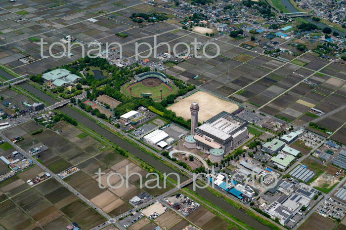 越谷総合公園,東埼玉資源環境組合第一工場ごみ処理施設周辺(2022/05)