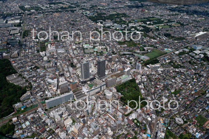 国分寺駅と街並み(2022/8)