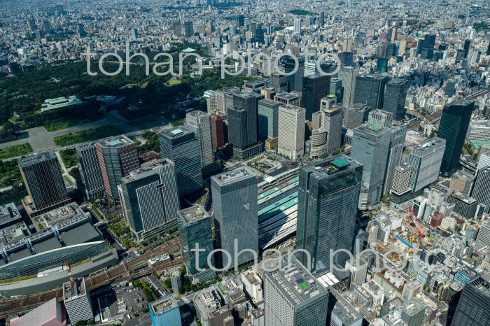 東京駅周辺(丸の内より大手町)(2022/10)