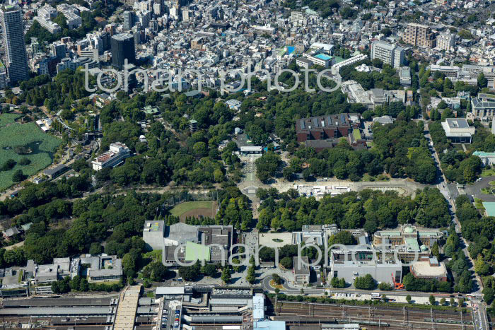 上野駅と上野恩賜公園周辺(2022/10)